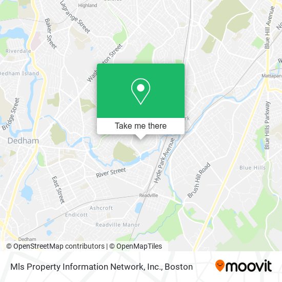 Mapa de Mls Property Information Network, Inc.