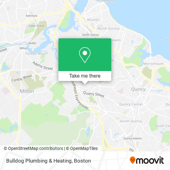 Bulldog Plumbing & Heating map