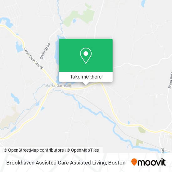 Mapa de Brookhaven Assisted Care Assisted Living