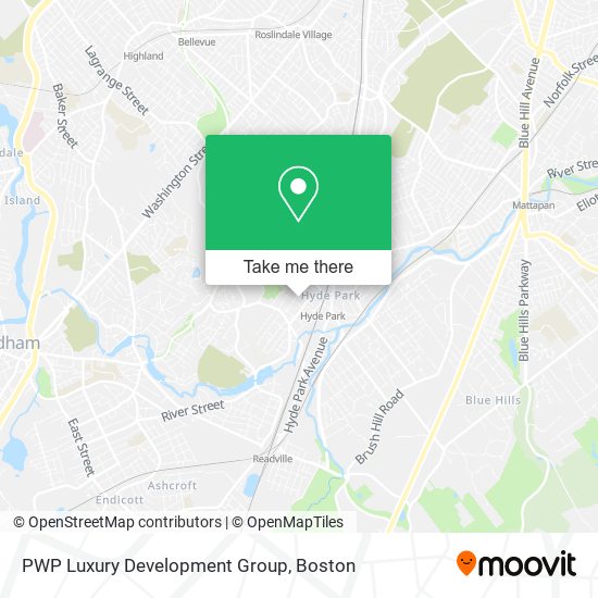 PWP Luxury Development Group map