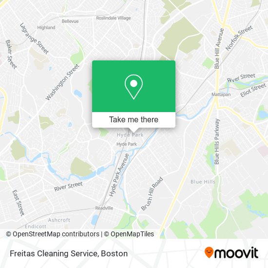 Mapa de Freitas Cleaning Service