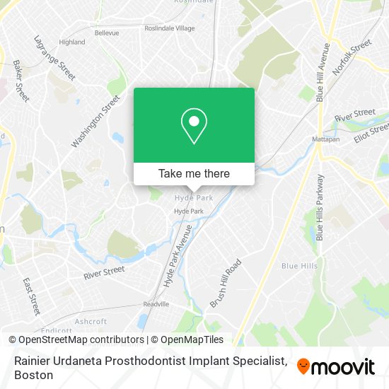 Mapa de Rainier Urdaneta Prosthodontist Implant Specialist