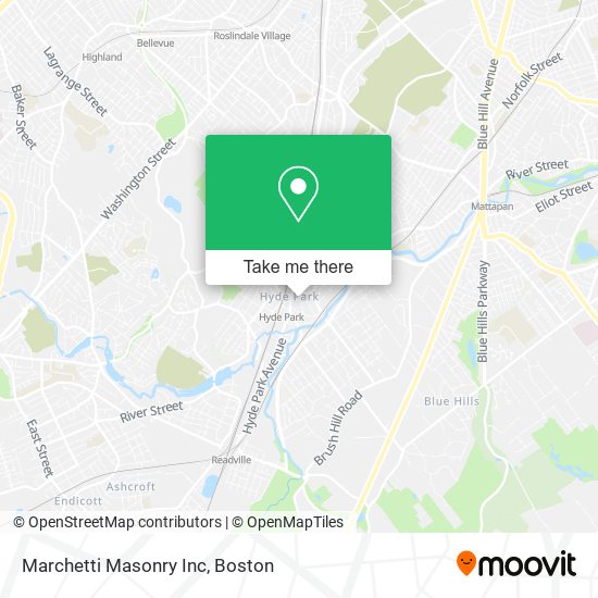 Marchetti Masonry Inc map