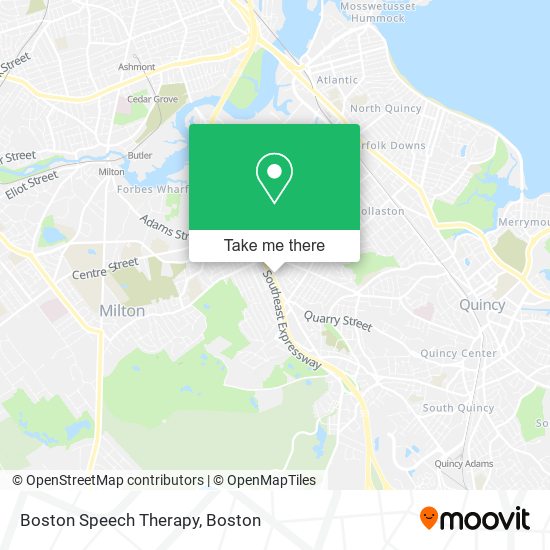 Mapa de Boston Speech Therapy
