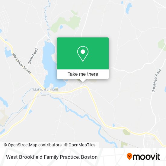 West Brookfield Family Practice map