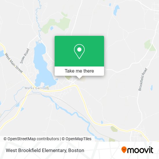 West Brookfield Elementary map
