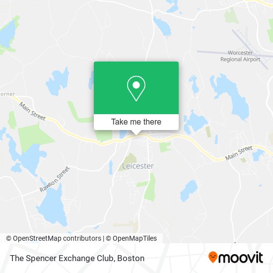 The Spencer Exchange Club map