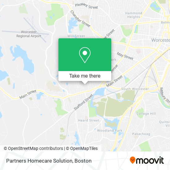 Partners Homecare Solution map