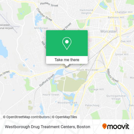 Mapa de Westborough Drug Treatment Centers