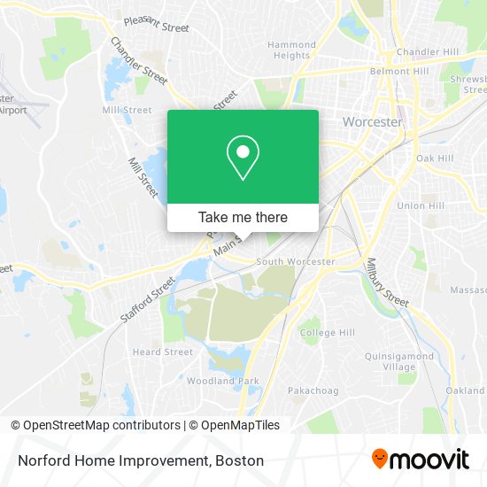 Mapa de Norford Home Improvement