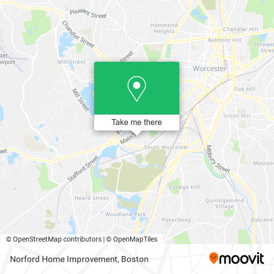 Norford Home Improvement map