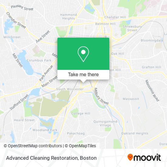 Advanced Cleaning Restoration map