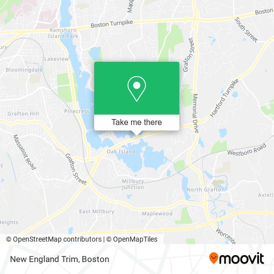 New England Trim map