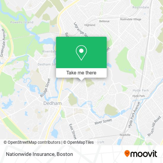 Mapa de Nationwide Insurance