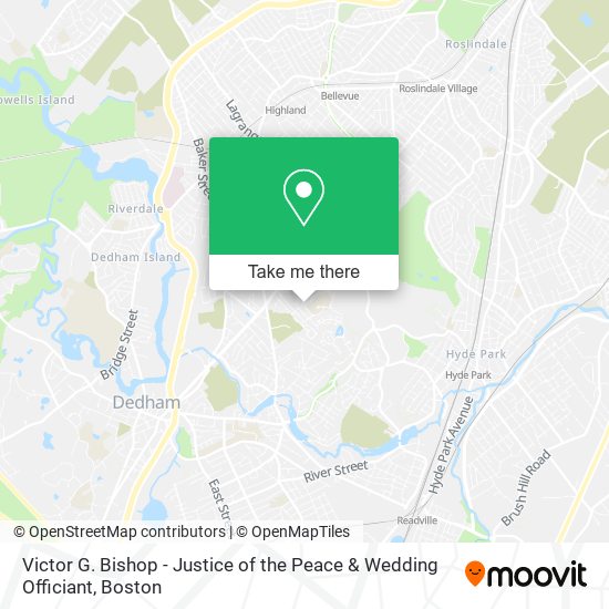Victor G. Bishop - Justice of the Peace & Wedding Officiant map