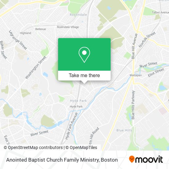 Mapa de Anointed Baptist Church Family Ministry