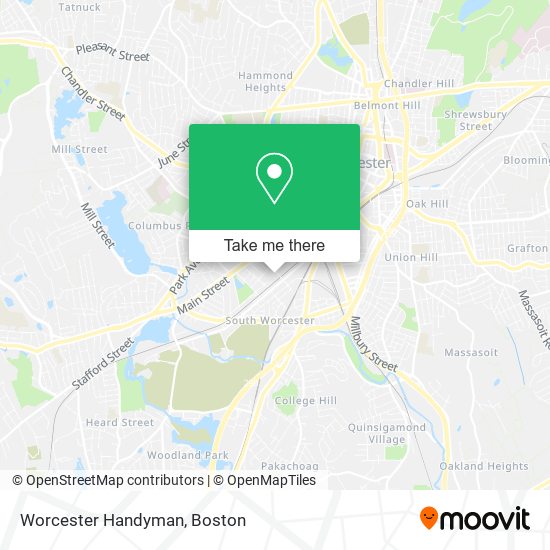 Mapa de Worcester Handyman