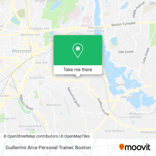 Guillermo Arce Personal Trainer map