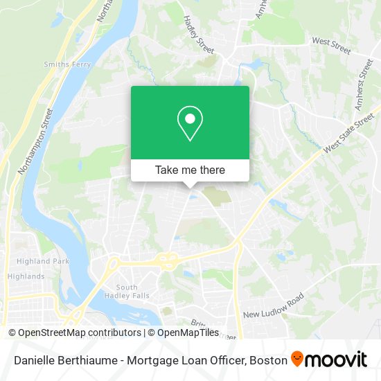 Danielle Berthiaume - Mortgage Loan Officer map