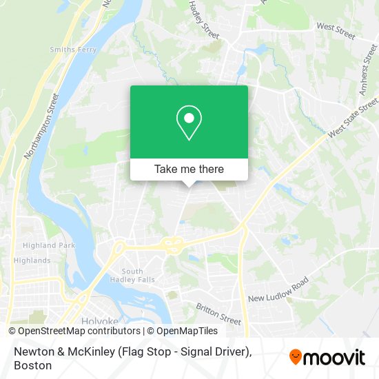 Newton & McKinley (Flag Stop - Signal Driver) map