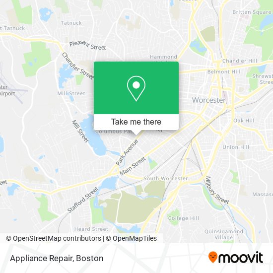 Appliance Repair map