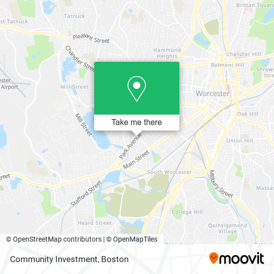 Community Investment map