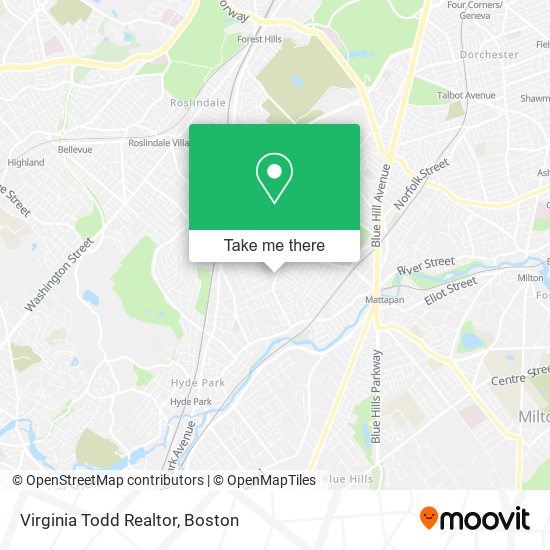 Virginia Todd Realtor map