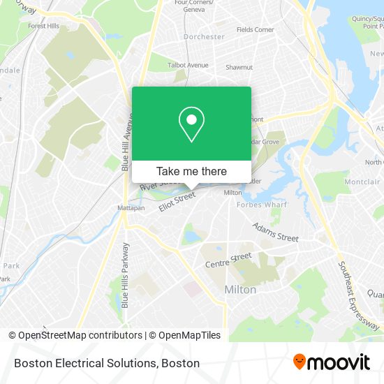 Mapa de Boston Electrical Solutions