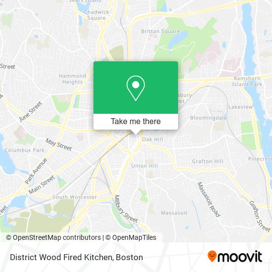 Mapa de District Wood Fired Kitchen