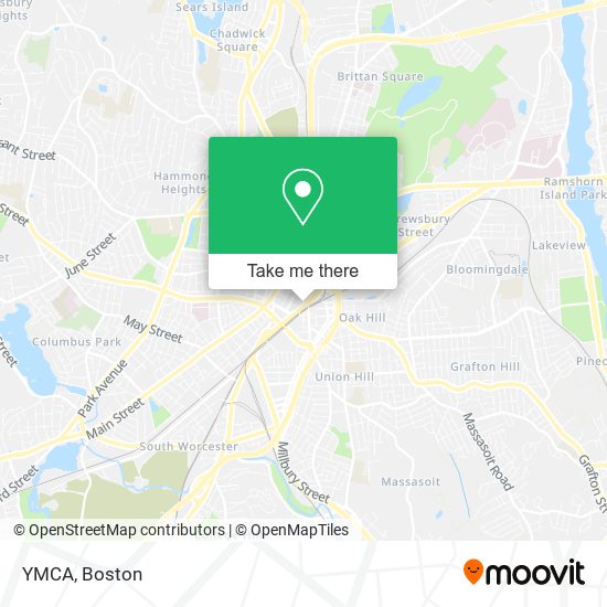 YMCA map