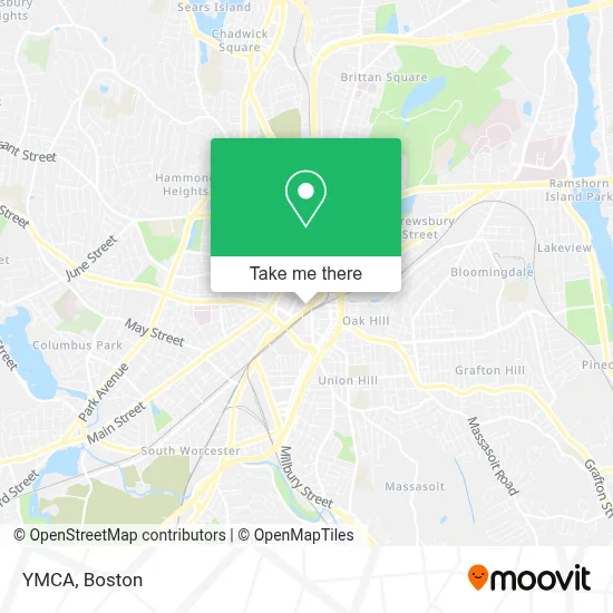 YMCA map