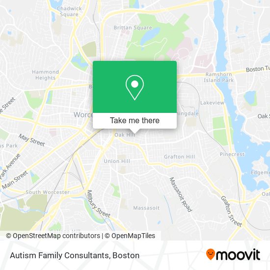 Autism Family Consultants map