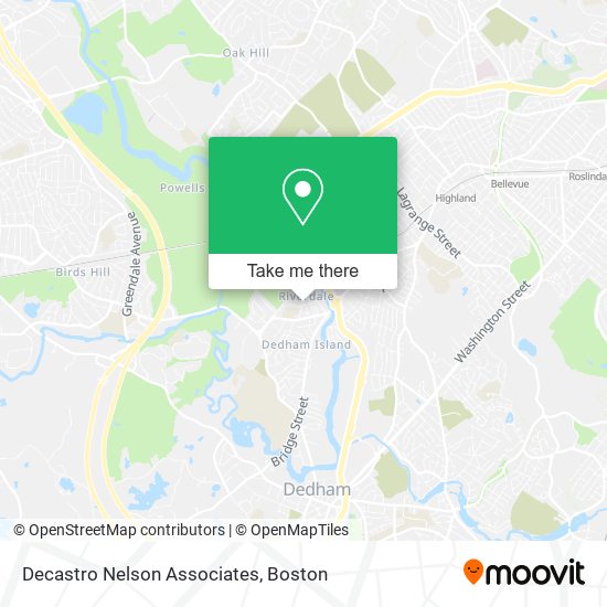 Mapa de Decastro Nelson Associates