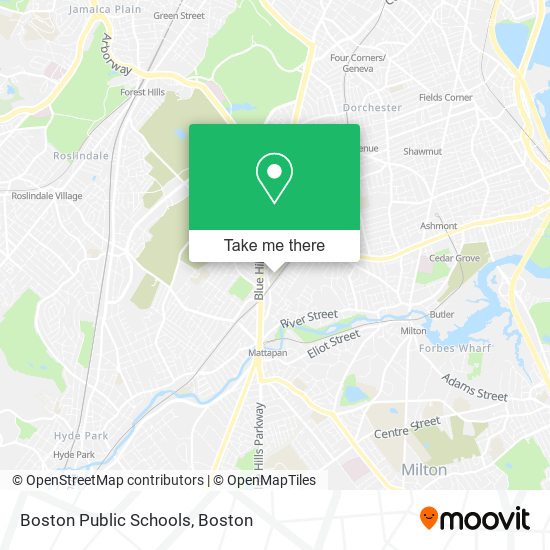 Boston Public Schools map