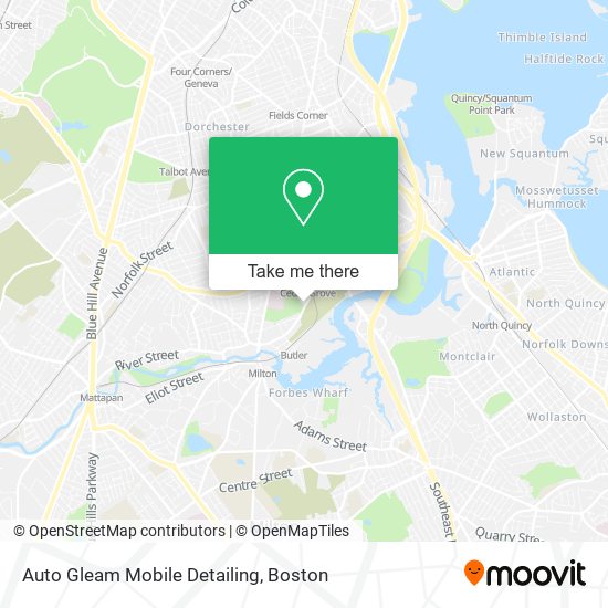 Mapa de Auto Gleam Mobile Detailing