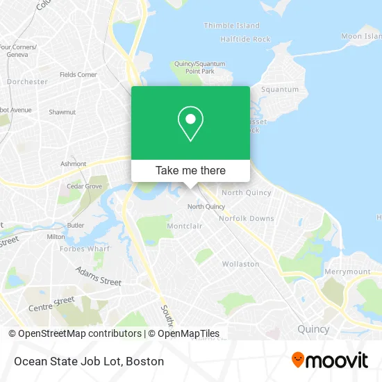 Mapa de Ocean State Job Lot
