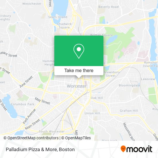 Mapa de Palladium Pizza & More