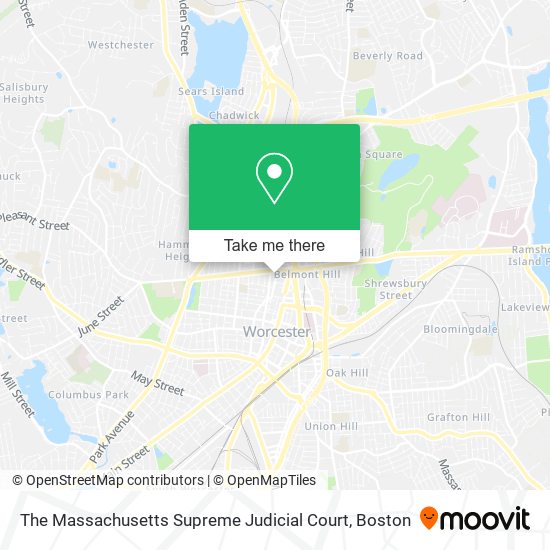 Mapa de The Massachusetts Supreme Judicial Court