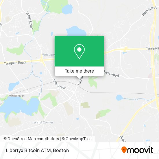 Mapa de Libertyx Bitcoin ATM