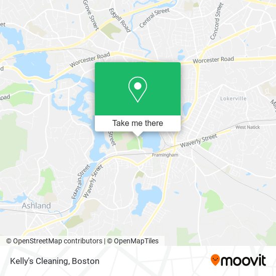 Kelly's Cleaning map