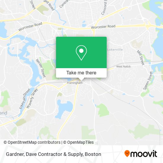 Mapa de Gardner, Dave Contractor & Supply