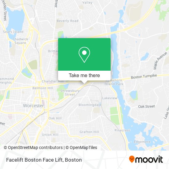 Facelift Boston Face Lift map