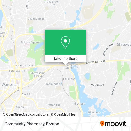 Community Pharmacy map