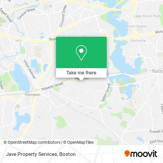 Jave Property Services map