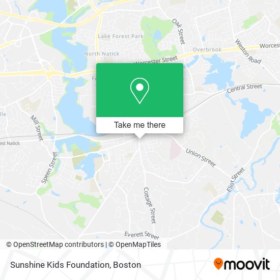 Mapa de Sunshine Kids Foundation