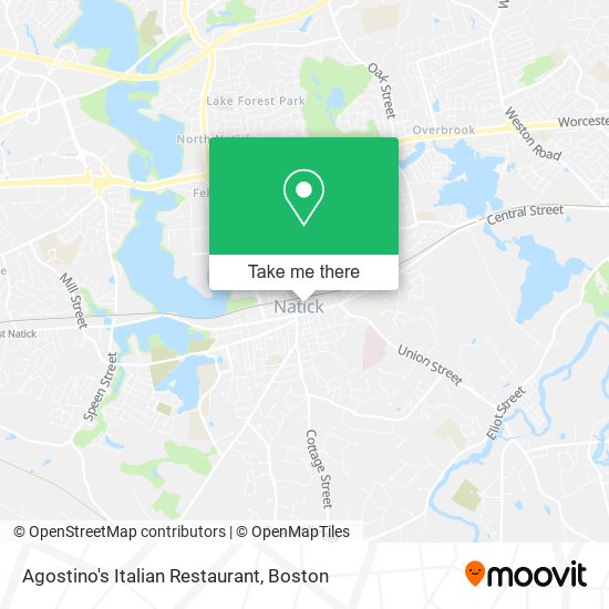 Mapa de Agostino's Italian Restaurant