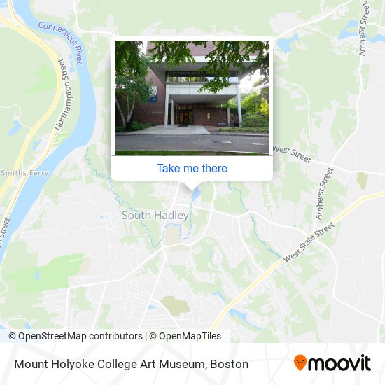 Mapa de Mount Holyoke College Art Museum