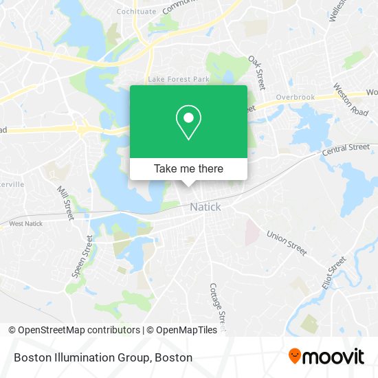 Mapa de Boston Illumination Group