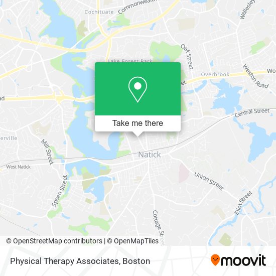 Physical Therapy Associates map