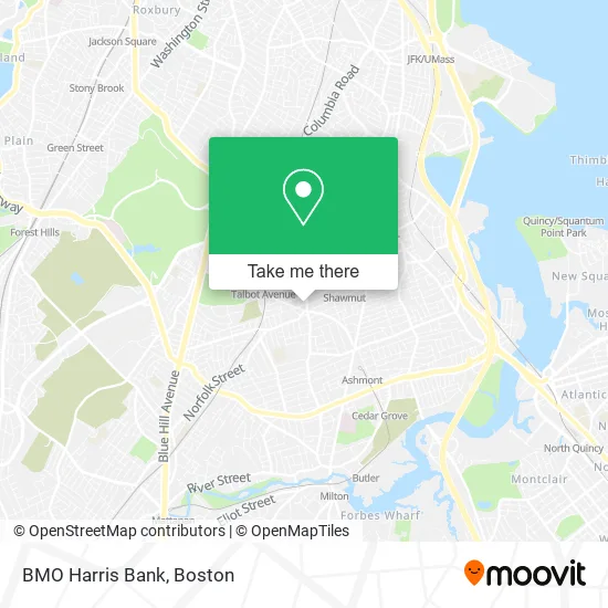 BMO Harris Bank map
